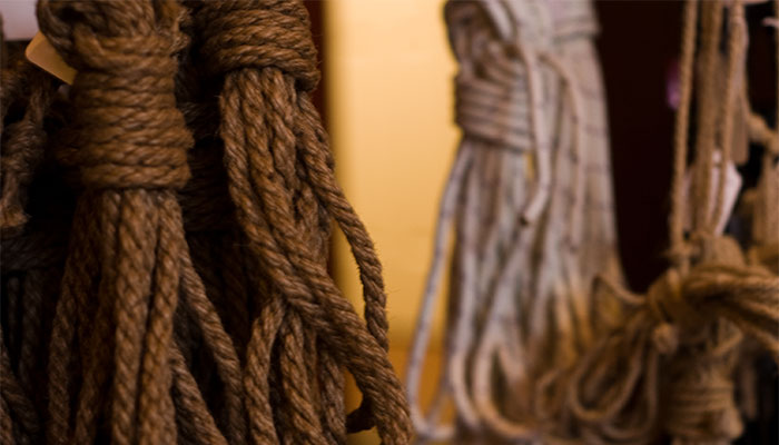 Ropes at Wicked Grounds Café, Copyright 2009, Audrey Penven.