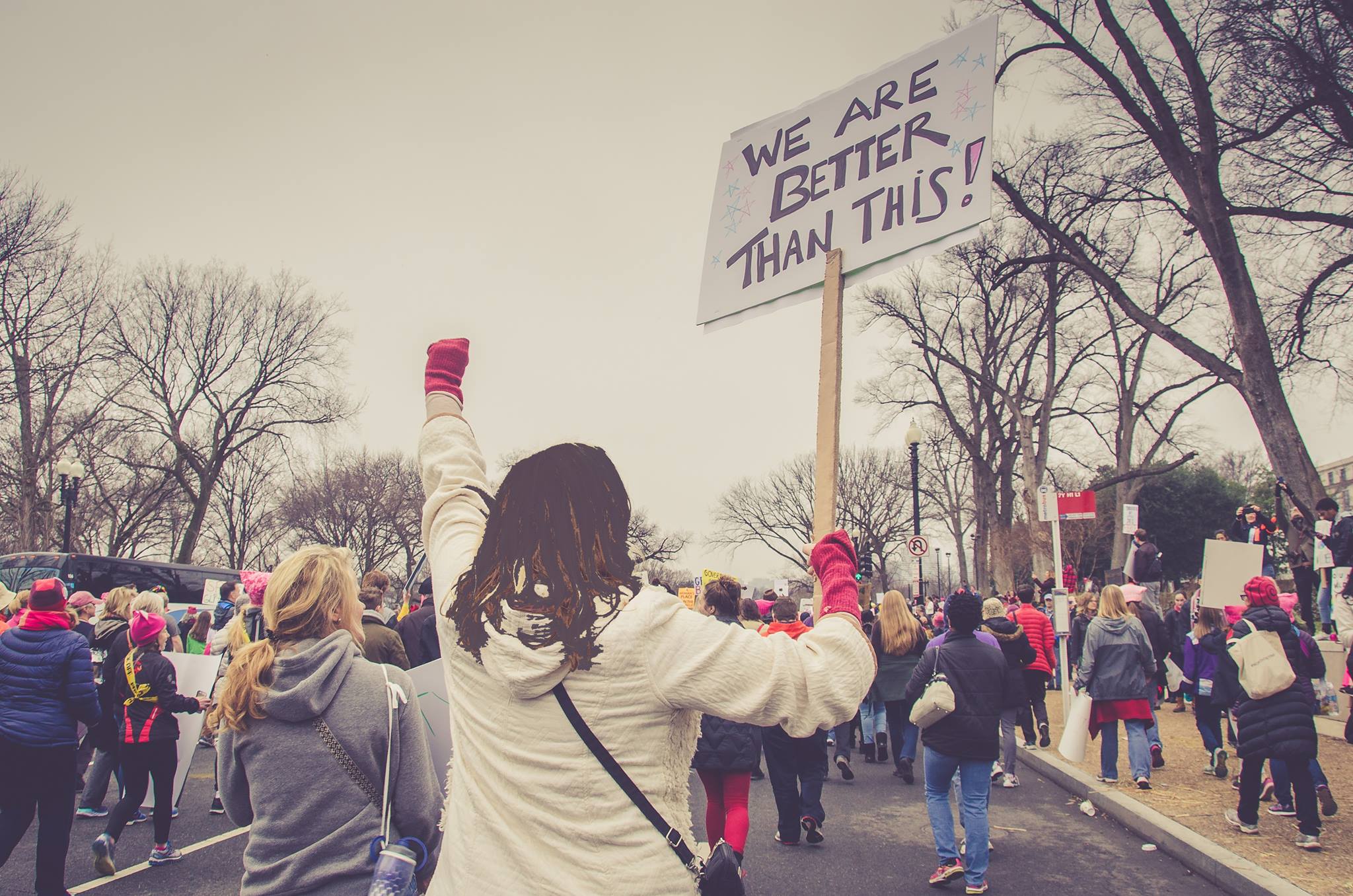 Image of protest march